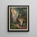Biblical scene of Christ with an angel - Henry Crone — framed artwork on a wall