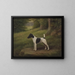 Paddock Paprika, un terrier en un paisaje - Henry Crowther — cuadro enmarcado en la pared