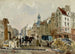 la demolición de la calle de las Billettes el 19 de abril de 1888 - Henry Eugène Nocq — vista de la obra