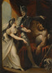 Hon salvando a Angela del gigante Angulaffer del Oberon de Wieland - Henry Fuseli — vista de la obra