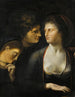 Lysandre con Helena y Hermia de Sueño de una noche de verano - Henry Fuseli — vista de la obra