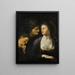 Lysandre con Helena y Hermia de Sueño de una noche de verano - Henry Fuseli — cuadro enmarcado en la pared