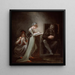 Milton dictando a su hija - Henry Fuseli — cuadro enmarcado en la pared