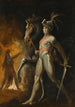 The meeting of Sir Hon de Bordeaux and Scherasmin in the Lebanon cave by Oberon of Wieland - Henry Fuseli — artwork view