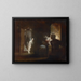 Undine entrando en la casa del pescador y su esposa - Henry Fuseli — cuadro enmarcado en la pared