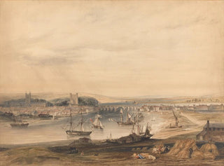 Henry Gastineau - A View of Rochester the Town and Harbour.webp