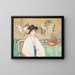 The Black Hat of Miss Dorothy Hart - Henry Golden Dearth — framed artwork on a wall