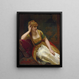Henry Guillaume Schlesinger - A harem beauty.webp