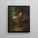 M. Hackett en el personaje de Rip Van Winkle - Henry Inman — cuadro enmarcado en la pared