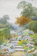 El camino del jardín - Henry John Sylvester Stannard — vista de la obra