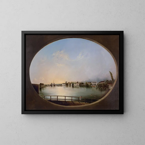 Vista de Charleston, vista del este - Henry Joseph Jackson — cuadro enmarcado en la pared