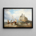 Mont Saint-Michel, Cornualles - Henry King Taylor — cuadro enmarcado en la pared