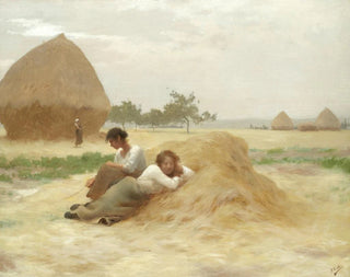 Los cosechadores - Henry Lerolle — vista de la obra
