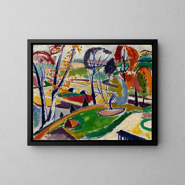 Decor plano - Henry Lyman Saen — cuadro enmarcado en la pared