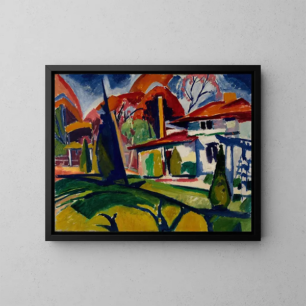 La Casa de Newman - Henry Lyman Saen — cuadro enmarcado en la pared