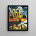 Notre Dame - Henry Lyman Saen — framed artwork on a wall