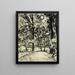 Camino soleado - Henry Lyman Saen — cuadro enmarcado en la pared