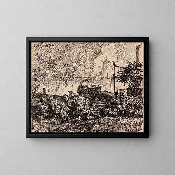 Le Schuylkill n° 6 - Henry Lyman Saen — cuadro enmarcado en la pared