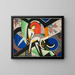 L'étude de l'orage for the painting - Henry Lyman Saen — framed artwork on a wall