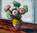 Zinnias - Henry Lyman Saen — vista de la obra