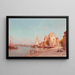 Un muelle en la Costa Azul - Henry Malfroy — cuadro enmarcado en la pared