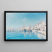 El puerto de pesca del sur de Francia en Martigues - Henry Malfroy — cuadro enmarcado en la pared