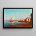 View of Istanbul - Henry Malfroy — framed artwork on a wall