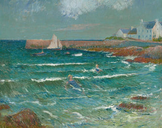 Henry Moret - Baignade de mer  Lomener.webp