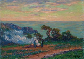 Henry Moret - Le brlage de gomon en bord de mer.webp