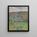 Paisaje de invierno hacia Pont-Aven - Henry Moret — cuadro enmarcado en la pared
