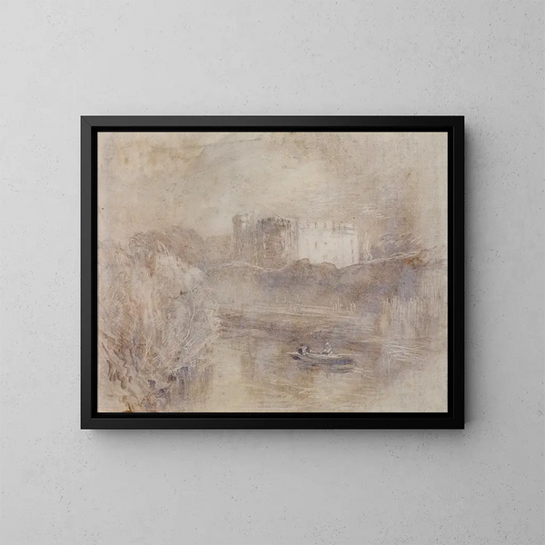 Castillo de Kilkenny - Henry Nelson O'Neil — cuadro enmarcado en la pared