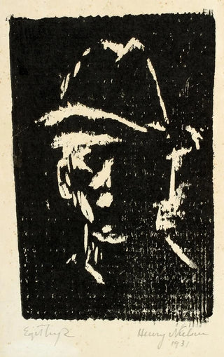 Henry Nielsen - Mandsportrt med hat.webp