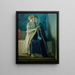 The Christ and His Mother Study the Scriptures - Henry Ossawa Tanner — framed artwork on a wall