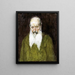 Head of a Jew in Palestine - Henry Ossawa Tanner — framed artwork on a wall