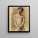 Study of a Young Man - Henry Ossawa Tanner — framed artwork on a wall