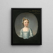 Portrait of Barbara Repington when she was a young girl (1775) - Henry Pickering — framed artwork on a wall