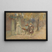 Man with a box of images and a song seller - Henry Reynolds Steer — framed artwork on a wall