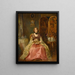 Retrato de Lady Dorothy Nevill en su boudoir - Henry Richard Graves — cuadro enmarcado en la pared