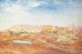 Vista del templo de Karnak desde el lago sagrado - Henry Roderick Newman — vista de la obra