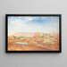 Vista del templo de Karnak desde el lago sagrado - Henry Roderick Newman — cuadro enmarcado en la pared