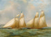 Carrera de yates - Henry Sargeant — vista de la obra