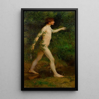 Henry Scott Tuke - A Woodland Bather.webp