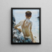 Beach Study - Henry Scott Tuke — framed artwork on a wall