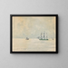 Barque à trois mâts - Henry Scott Tuke — framed artwork on a wall