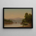 À la pêche - Henry Suydam — framed artwork on a wall