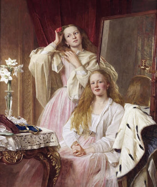 Henry Tanworth Wells - Emma And Federica Bankes Of Soughton Hall.webp