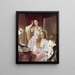 Emma y Federica Bankes de Soughton Hall - Henry Tanworth Wells — cuadro enmarcado en la pared