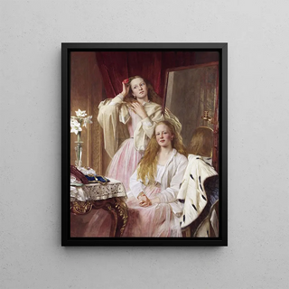 Henry Tanworth Wells - Emma And Federica Bankes Of Soughton Hall.webp
