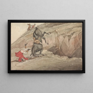 Henry Thomas Alken - Doing the Thing and the Thing Done The Down Leap Done.webp