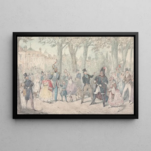M. Jorrocks renuncia al conocimiento del Yorkshireman - Henry Thomas Alken — cuadro enmarcado en la pared